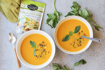 Lemongrass Basil Carrot Soup