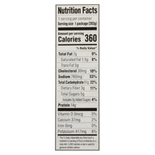 Load image into Gallery viewer, Nutrition Facts for Saffron Road Drunken Noodles. 360 calories, 7g fat, 760mg sodium, 61g carbs, 3g fiber, 14g protein per serving.
