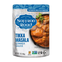 Load image into Gallery viewer, Simmer sauce tikka masala by saffron road
