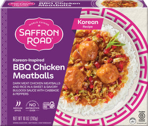 Korean BBQ Inspired Chicken Meatballs Frozen Meal