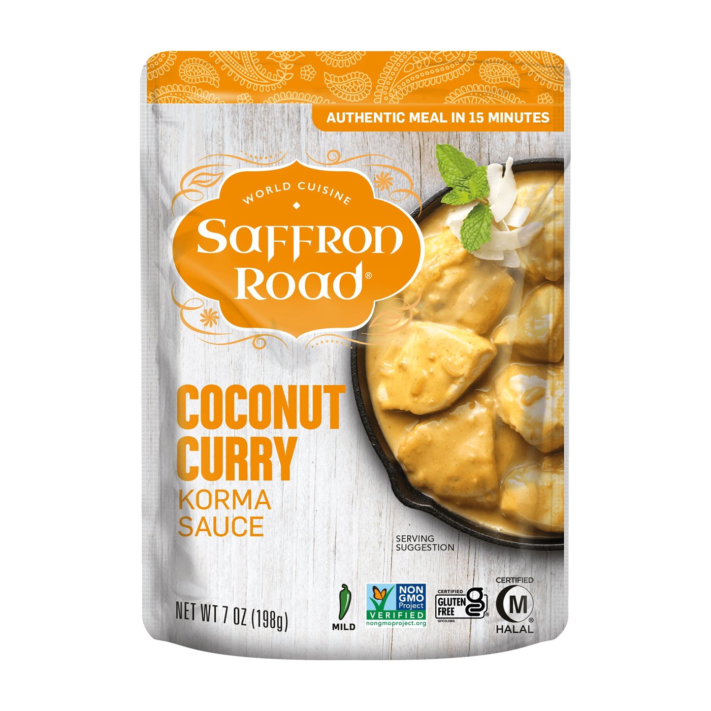 Simmer sauce coconut curry by saffron road