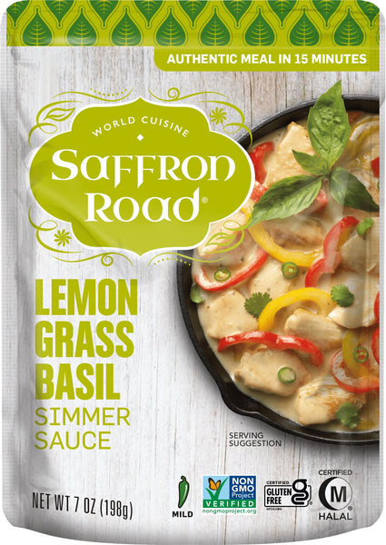 Lemongrass Basil Simmer Sauce Saffron Road